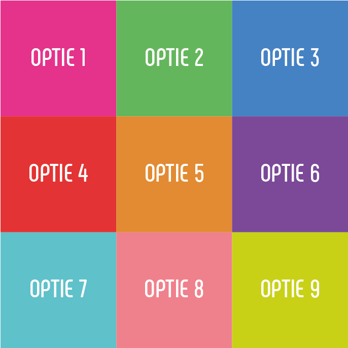 KLEUREN OPTIES
